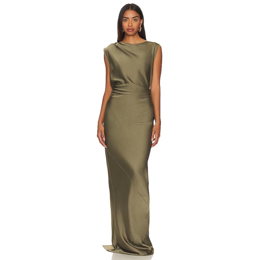 Rumer Iluka Dress in Green, NWT, Small